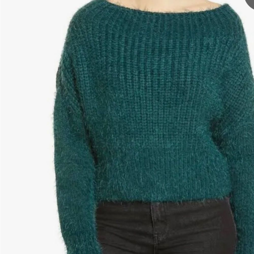 Lulu's Teal Fuzzy Sweater